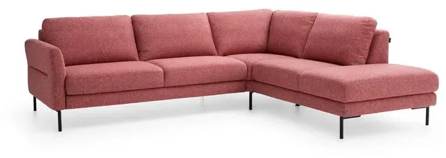 Sormani Ecksofa Padua Stoff Coral