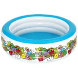 BESTWAY Schwimmbad Spiel Mit Figuren Planschbecken 196 x 53 cm (51122)