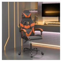 vidaXL Gaming-Stuhl Kunstleder Schwarz/Orange