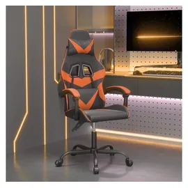 vidaXL Gaming-Stuhl Kunstleder Schwarz/Orange