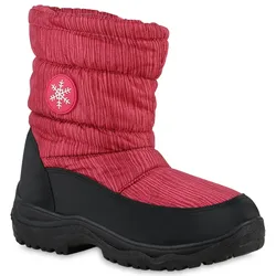 Damen Outdoor Schuhe in Schwarz Hellrot
