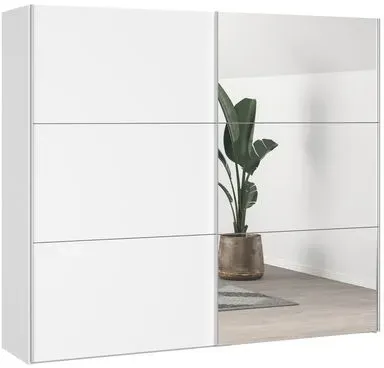 Jutzler Schwebetürenschrank Slideline 253 x 220 cm Dekor Weiß 250