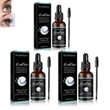 GFOUK LashElixir Rapid Growth Strengthening Eyelash Serum, Lashelixir Schnelles Wachstum Verstärkendes Wimpernserum, Rizinusöl Bio-Wimpernserum, Lash Boosting Serum (3PCS)