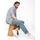 EUREX BY BRAX Style LUIS Bundfaltenhose Blau 31U