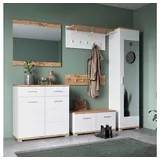 Lomadox HUESCA-129 Garderoben-Set 6-teilig 0 x 0 x 0 weiß