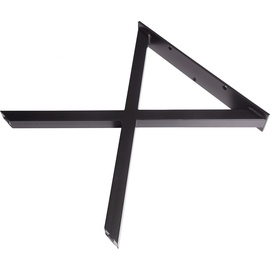 DIEDA Tischbein X-Form schwarz Maße: 71,0 x 70,0 x 10,0 cm