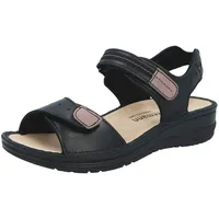Berkemann Damen Leni Sandale, schwarz, 39.5 EU - 39.5
