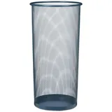 Relaxdays Regenschirmständer, Stahl, HxD: 50 x 26 cm, Schirmhalter für Gehstöcke & Regenschirme, Gitteroptik, anthrazit