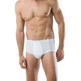 Schiesser Slip mit Eingriff Doppelripp in Weiß | Gr.: 5