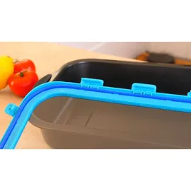 GD Import Frischhaltebox XL blau/schwarz