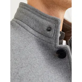 JACK & JONES Melton Mantel Light Grey Melange M