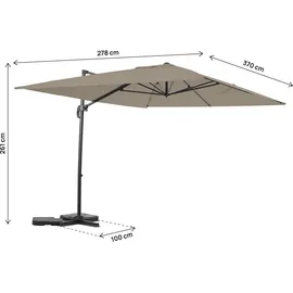 Habitat et Jardin Sky 4 300 x 400 cm Taupe