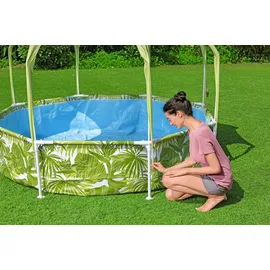 BESTWAY Splash-in-Shade Baby-Pool 244 x 244 x 51 cm (244)