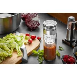 GEFU Dressing Shaker MIX 350 ml Glas auslaufsicher mit Doppelskala