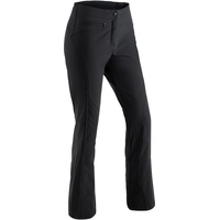 Maier Sports Marie, Enganliegende Damen Skihose, Wasserabweisende Softshell Schneehose, Stretchmaterial und verstellbarer Bund, PFC-frei, stormprotec-Technologie, Schwarz, Gr. 18 (W27/28/L29)