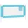 vidaXL Kleinkind-Bettschutzgitter Blau 140x25 cm Stoff