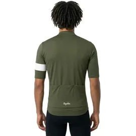 Rapha Core herren Bikeshirt-Oliv-Dunkelgrün-L