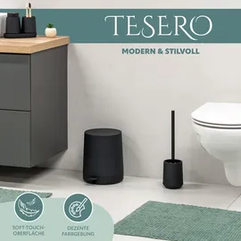ELUNO WC-Garnitur TESERO Schwarz 1