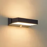 CELAVY LED Außenlampe mit Bewegungsmelder - IP65 Up Down Wandleuchte Wandlampe aussen Anthrazit, Aussenlampe Außenleuchte Aussenleuchte Wand, Aussenbeleuchtung Außenbeleuchtung Hauswand Terrasse