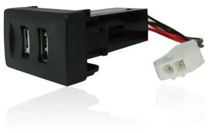 2-faches USB-Einbauladegerät für VW Transporter T4 (4,2 A)