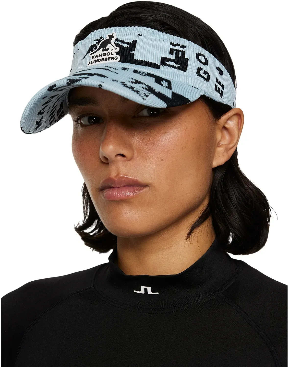 J. LINDEBERG Visor Astoria Jacquard, blau