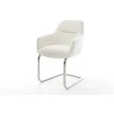 DeLife Freischwinger Pejo-Flex Bouclé Soft Beige