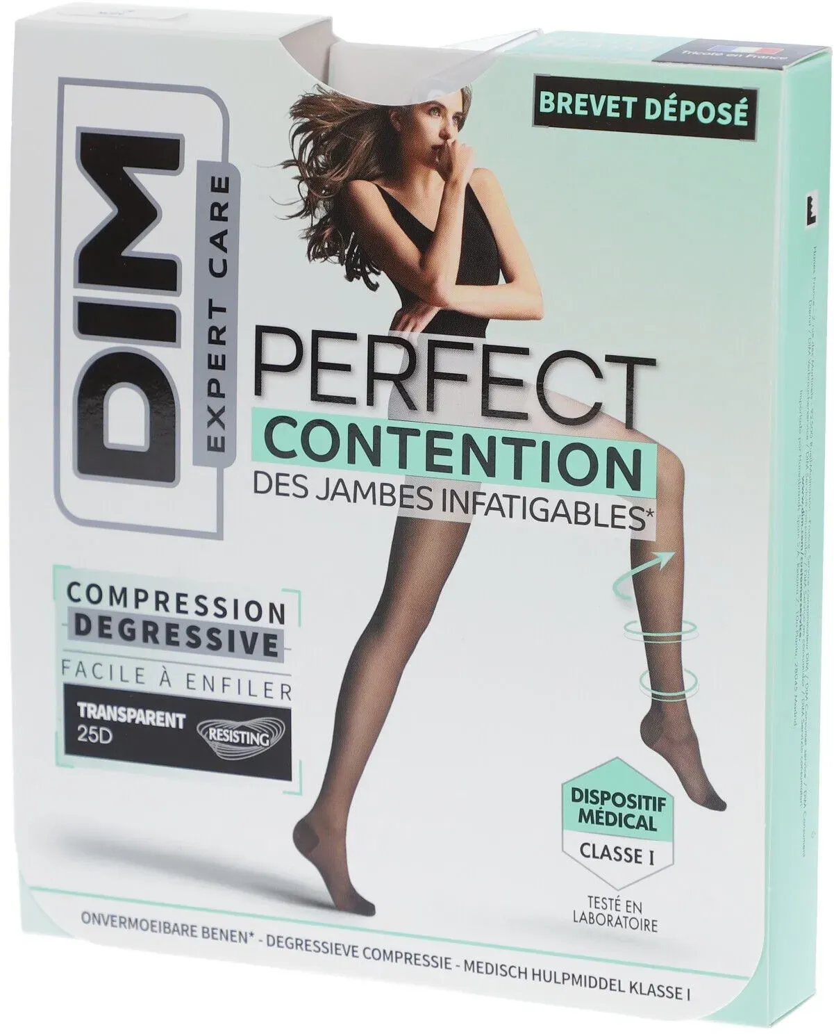 DIM Coll Perfect Transpirant Noir T3