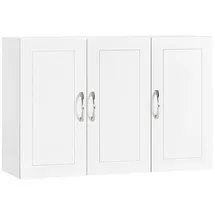 SoBuy Hängeschrank Badschrank Küchenschrank, Medizinschrank Badmöbel FRG231-L-W