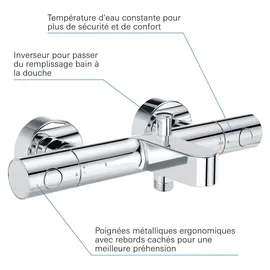 Grohe Precision Get Thermostat-Wannenbatterie Chrom