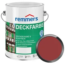 Remmers Deckfarbe 5 l schwedischrot seidenmatt