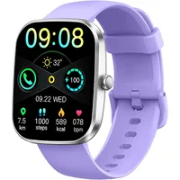 Smartwatch für Herren Damen, Fitnessuhr 1,8 Zoll HD Touchscreen Annehmen/Telefonieren mit Herzfrequenz/Schlafmonitor/Schrittzähler, Fitness Tracker 100+ Sportmodi, IP68 Wasserdicht Smartwatch für