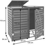 MCW, Gartenhaus + Gartenschrank, K14