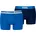 Boxershorts PUMA MEN PLACED LOGO BOXERS 2P Packung 2er Pack mit Logo Webbund blau