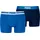 Puma Boxershorts »PUMA MEN EVERYDAY PLACED LOGO BOXERS 2P« Packung, 2er Pack, mit Logo Webbund blau