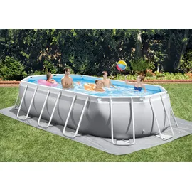 Intex Prism Frame Oval Pool Set 503 x 274 x 122 cm inkl. Filterpumpe 26796