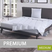 BettwarenShop Daunendecke Premium medium, Füllung: 90% Daunen, 10% Federn 135/140x200 cm