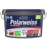 SCHÖNER WOHNEN-Farbe Mix Wandfarbe Polarweiß zum Mischen lassen  (Basismischfarbe 4, 5 l)