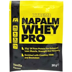 FA - Fitness Authority Napalm Whey Pro Sample (1 Sachet, Vanille)