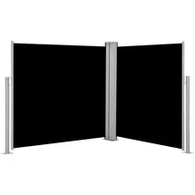 vidaXL Balkon-Sichtschutz 100 x 600 cm Schwarz Polyester