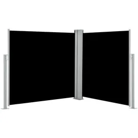 vidaXL Balkon-Sichtschutz 100 x 600 cm Schwarz Polyester