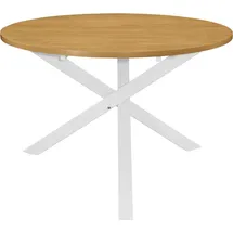 vidaXL Esstisch Weiß 120x75 cm MDF