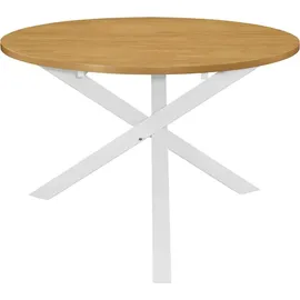 vidaXL Esstisch Weiß 120x75 cm MDF