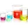 luxuskollektion Glas Becherglas Set 25ml-500ml, Abgestuftes Messbecher-Set