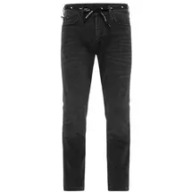 Riding Culture Tapered Slim Black Motorrad Jeans schwarz,