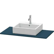 Duravit Konsole XSquare 100x55cm, blau s-matt, mit 1 Ausschnitt