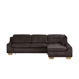 Lounge Collection Eckcouch Mikrofaser 2-Sitzer Grau