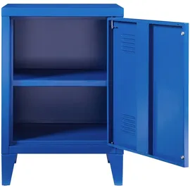 [en.casa] Nachtschrank Inari 57 x 40 x 30 cm Blau