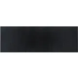 vidaXL Teppich, Rechteckig Schwarz 100x300 cm Bambus