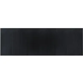 vidaXL Teppich, Rechteckig Schwarz 100x300 cm Bambus