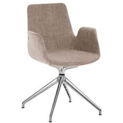 mayer Sitzmöbel Besucherstuhl »myHELIOS« Sternfuß-Gestell violett, 49 cm